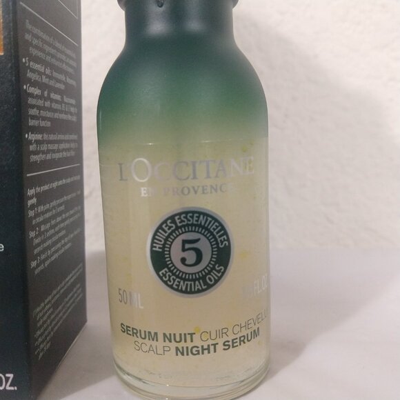 L'Occitane Hair Scalp Night Serum 50 ml NIB - Picture 2 of 9